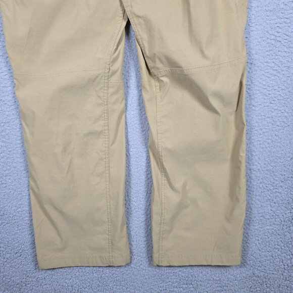 Eddie Bauer Cargo Pants Mens 35x30 Beige First Ascent Straight Fit Performance - Picture 6 of 12